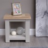 Diamond Grey Painted Lamp Table