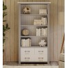 Greystone Large Open Bookcase with Drawers