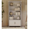 Greystone Large Open Bookcase with Doors
