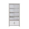Greystone Large Open Bookcase with Doors