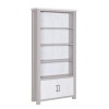 Greystone Large Open Bookcase with Doors
