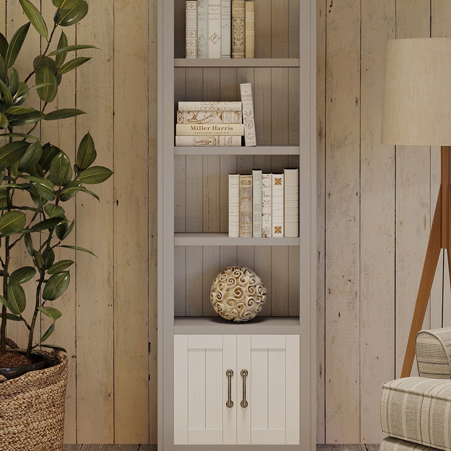 Greystone Narrow Bookcase
