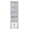 Greystone Narrow Bookcase