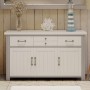Greystone Large 3 Door 4 Drawer Sideboard