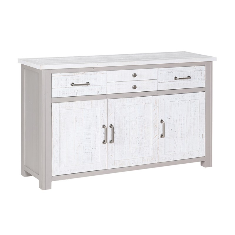 Greystone Large 3 Door 4 Drawer Sideboard