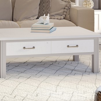 Greystone Coffee Table With Four Drawers
