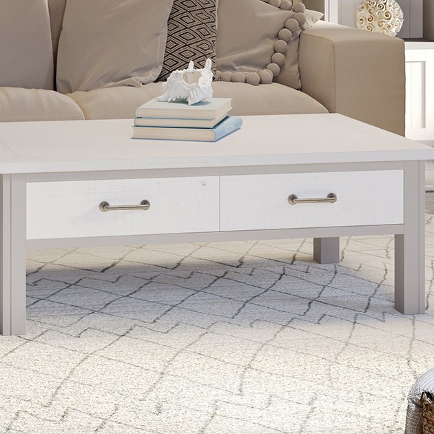 Greystone Coffee Table With Four Drawers