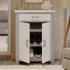 Greystone Shoe Storage Cupboard with Drawer
