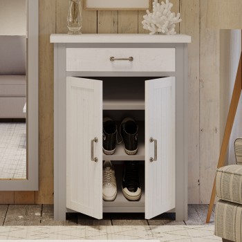 Greystone Shoe Storage Cupboard with Drawer