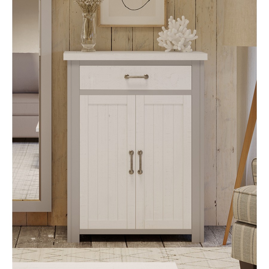 Greystone Shoe Storage Cupboard with Drawer