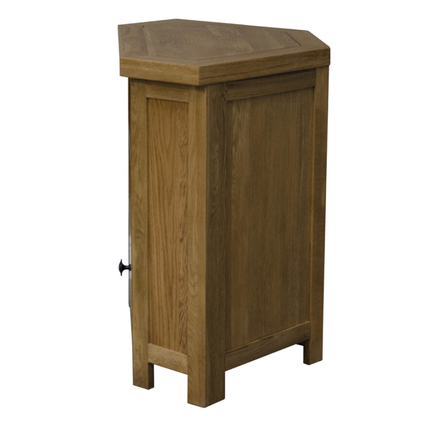 Homestyle Rustic Oak Corner TV Unit 