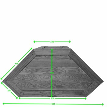 Homestyle Rustic Oak Corner TV Unit 