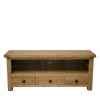 Homestyle Rustic Oak Plasma TV Unit