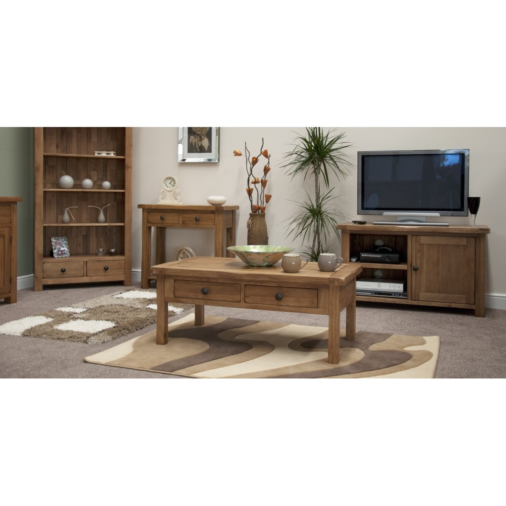 Homestyle Rustic Oak Coffee Table Homestyle Rustic Oak Coffee Table