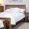 Homestyle Rustic Oak Double Bed