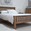 Homestyle Rustic Oak Double Bed