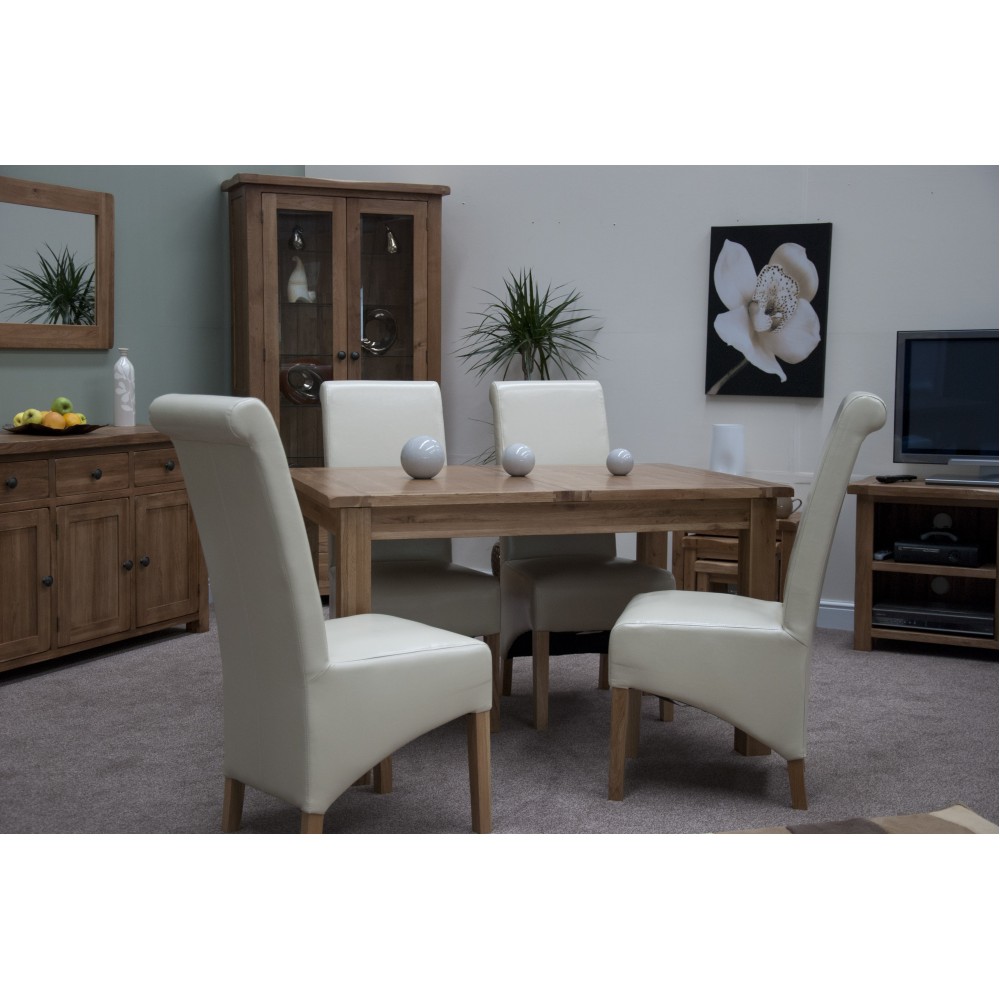 Homestyle Rustic Oak Extending Dining Table Homestyle Rustic Oak Extending Dining Table