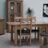 Homestyle Rustic Oak Extending Dining Table