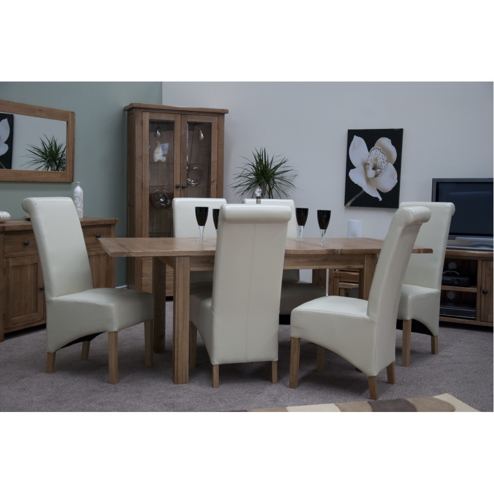 Homestyle Rustic Oak Extending Dining Table Homestyle Rustic Oak Extending Dining Table