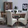 Homestyle Rustic Oak Extending Dining Table