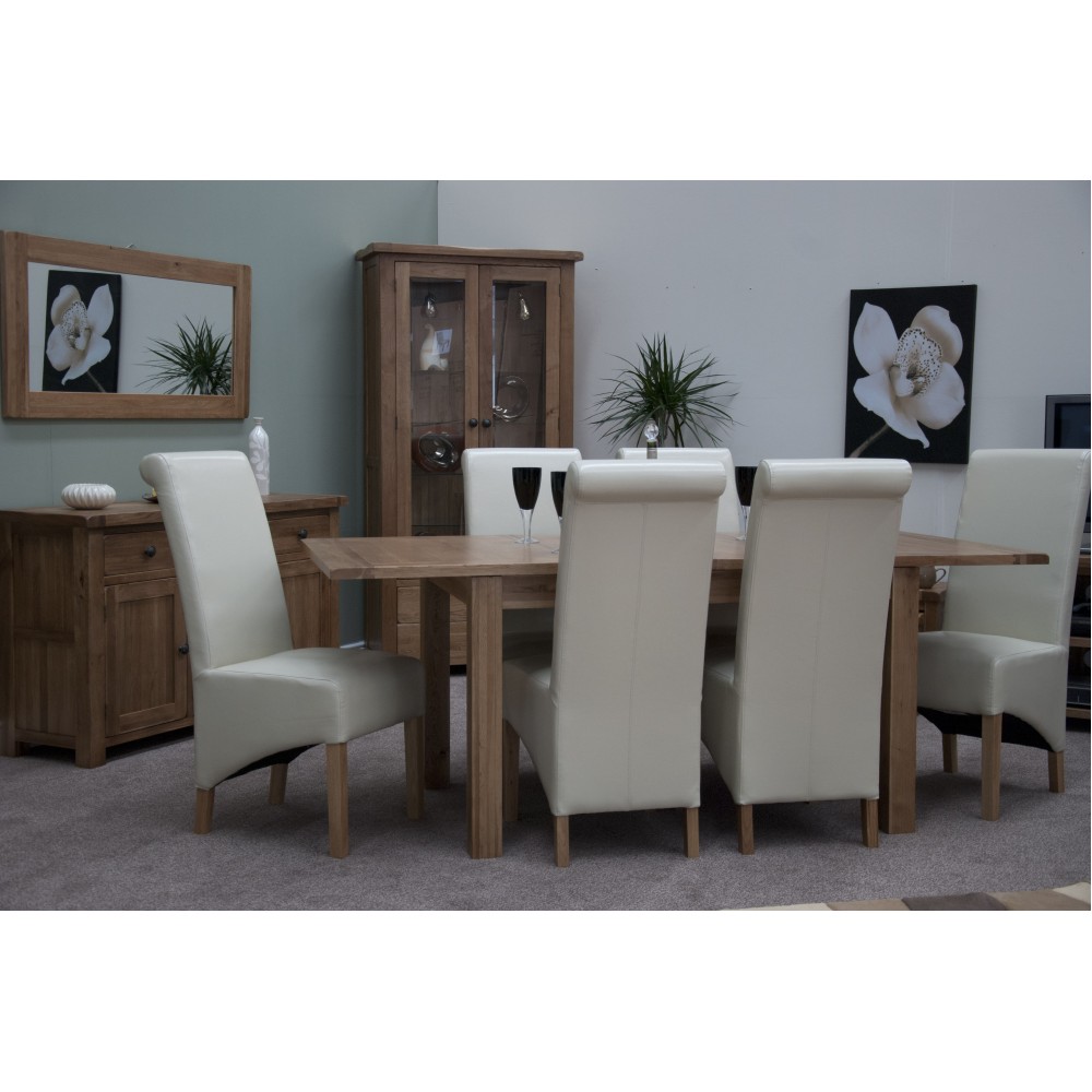 Homestyle Rustic Oak Extending Dining Table Homestyle Rustic Oak Extending Dining Table