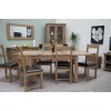 Homestyle Rustic Oak Extending Dining Table Homestyle Rustic Oak Extending Dining Table