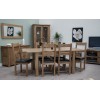 Homestyle Rustic Oak Extending Dining Table Homestyle Rustic Oak Extending Dining Table
