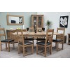 Homestyle Rustic Oak Extending Dining Table Homestyle Rustic Oak Extending Dining Table