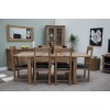 Homestyle Rustic Oak Extending Dining Table Homestyle Rustic Oak Extending Dining Table