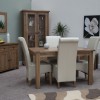 Homestyle Rustic Oak Extending Dining Table