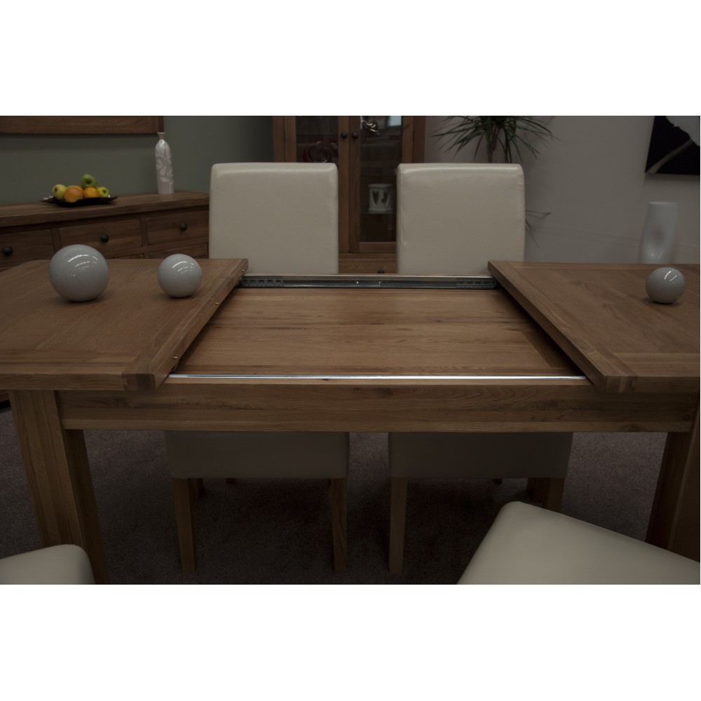 Homestyle Rustic Oak Extending Dining Table Homestyle Rustic Oak Extending Dining Table