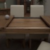 Homestyle Rustic Oak Extending Dining Table