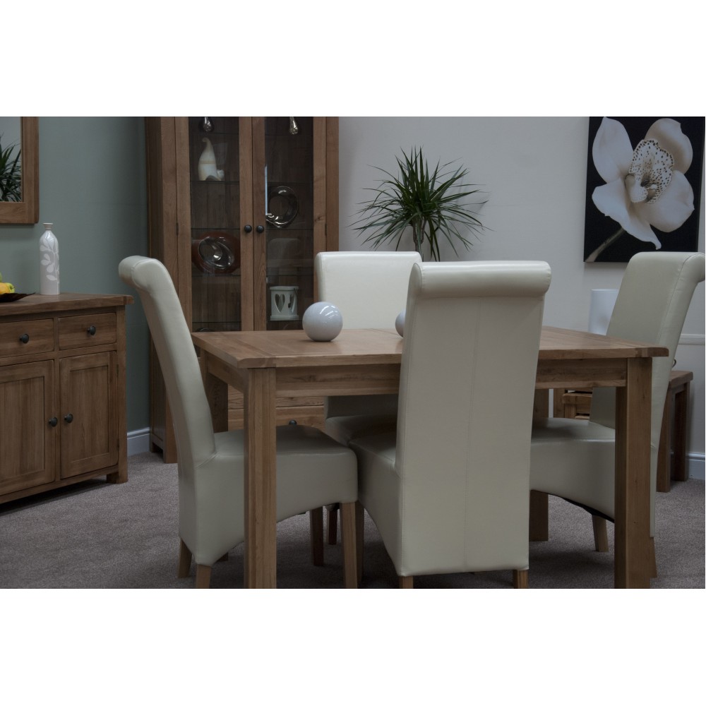 Homestyle Rustic Oak Extending Dining Table Homestyle Rustic Oak Extending Dining Table