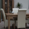 Homestyle Rustic Oak Extending Dining Table