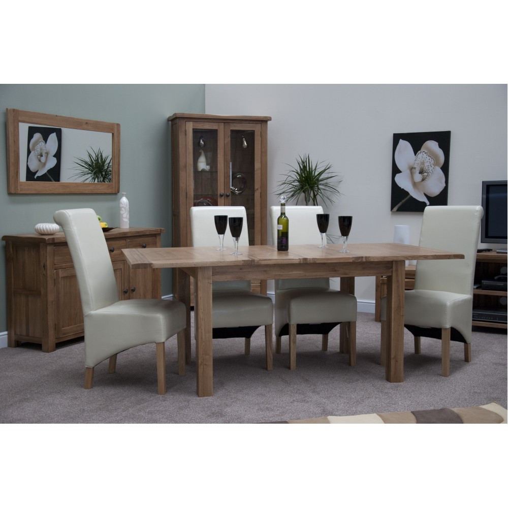 Homestyle Rustic Oak Extending Dining Table Homestyle Rustic Oak Extending Dining Table