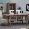 Homestyle Rustic Oak Extending Dining Table