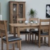 Homestyle Rustic Oak Extending Dining Table