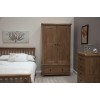 Homestyle Rustic Oak Gents Wardrobe Homestyle Rustic Oak Gents Wardrobe