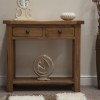 Homestyle Rustic Oak Hall Console Table
