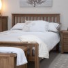 Homestyle Rustic Oak Kingsize Bed