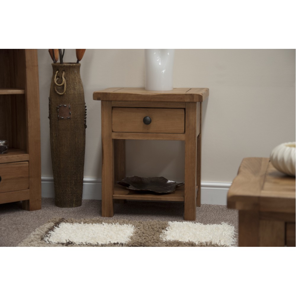 Homestyle Rustic Oak Lamp Table Homestyle Rustic Oak Lamp Table