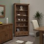 Homestyle Rustic Oak Large Bookcase