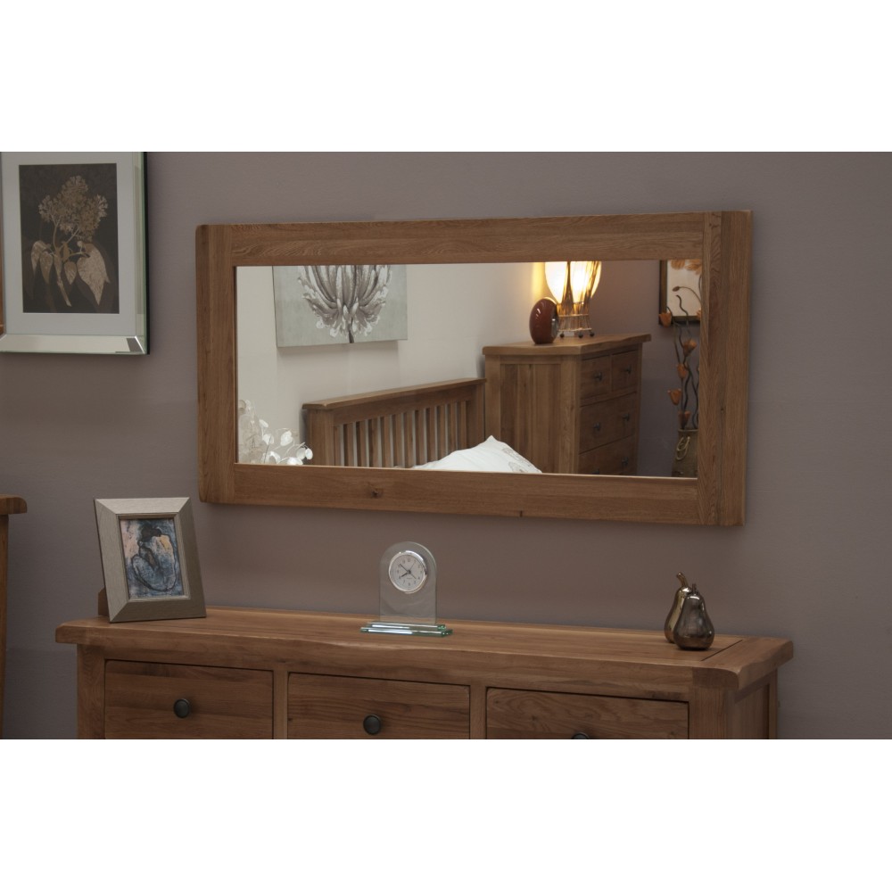 Homestyle Rustic Oak Large Mirror