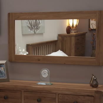 Homestyle Rustic Oak Large Mirror