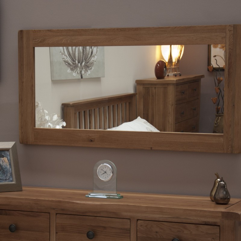 Homestyle Rustic Oak Large Mirror