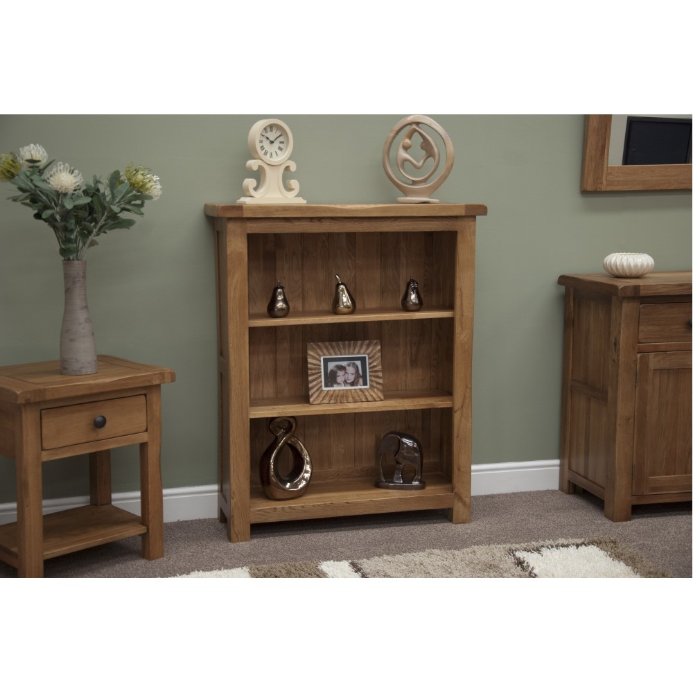 Homestyle Rustic Oak Small Bookcase Homestyle Rustic Oak Small Bookcase