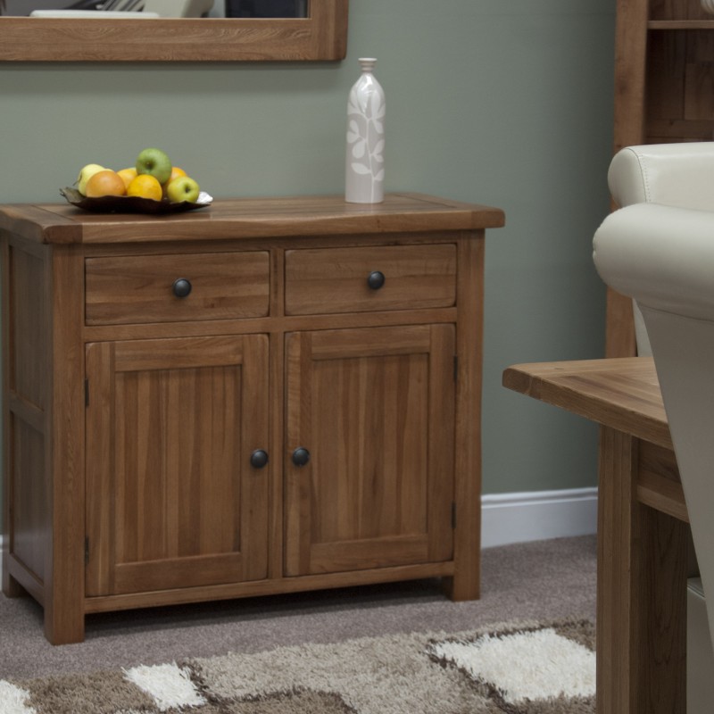Homestyle Rustic Oak Small Sideboard