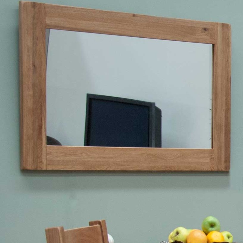 Homestyle Rustic Oak Wall Mirror