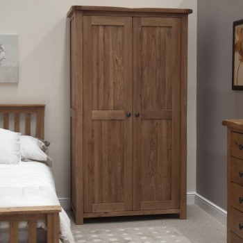 Homestyle Rustic Oak Wardrobe 