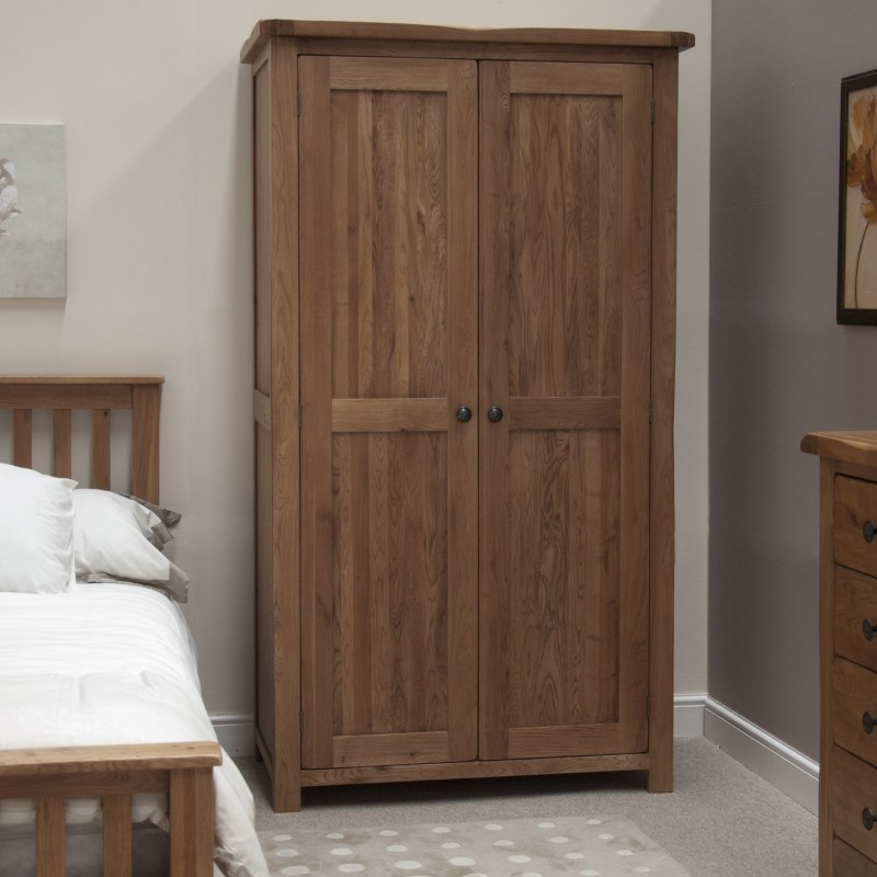 Homestyle Rustic Oak Wardrobe 